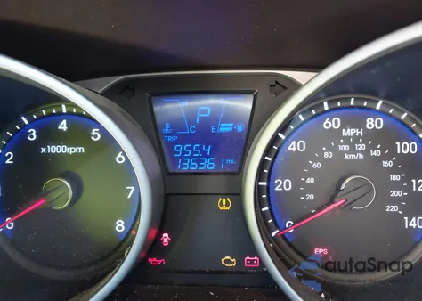 2013 Hyundai Tucson Gls z USA, uszkodzony, nr VIN KM8JU3ACXDU593430